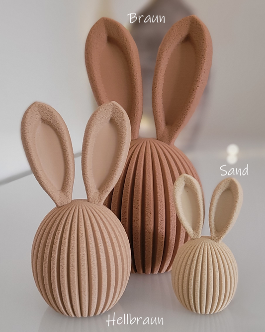 Osterei mit Hasenohren