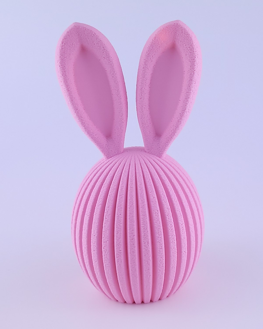 Beleuchtetes Osterei mit Hasenohren