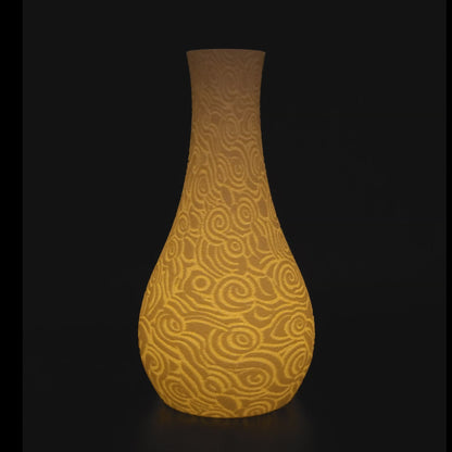 Beleuchtete Vase SWIRL V1