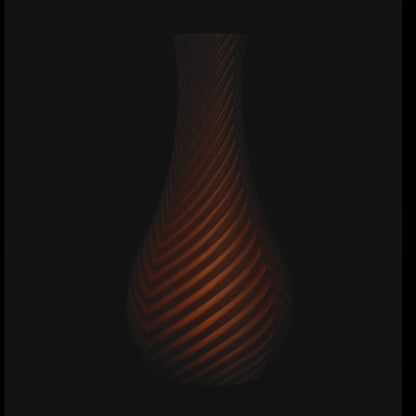 Beleuchtete Vase STRIPES3 V2