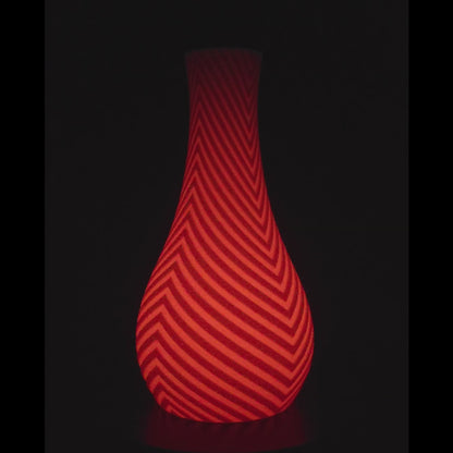 Beleuchtete Vase STRIPES3 V2