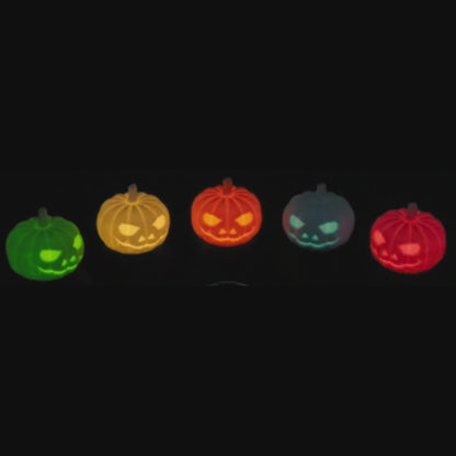 Beleuchteter Halloween Mini Kürbis