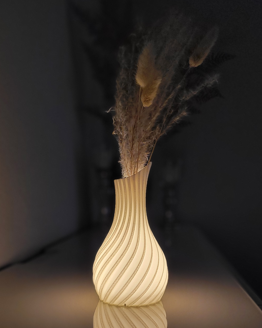 Beleuchtete Vase SOPHIE kabelgebunden USB