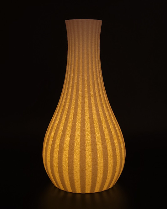 Beleuchtete Vase STRIPES V1