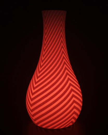 Beleuchtete Vase STRIPES3 V2