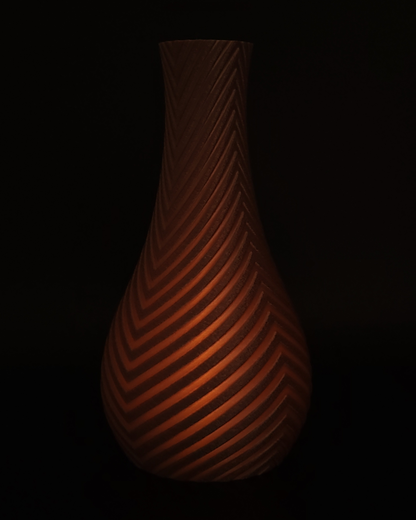 Beleuchtete Vase STRIPES3 V2