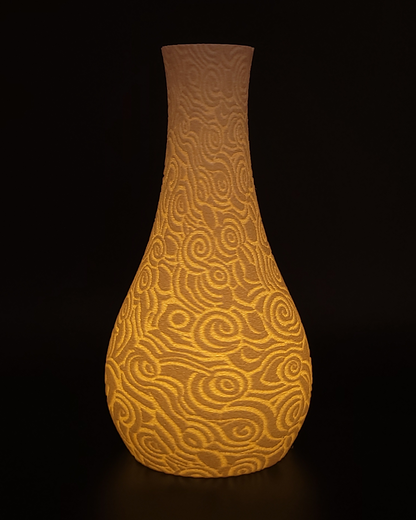 Beleuchtete Vase SWIRL V1