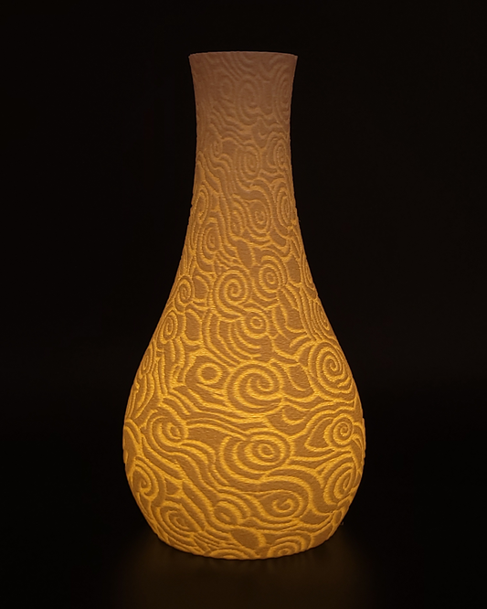 Beleuchtete Vase SWIRL V1